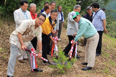 災害復興支援記念植樹