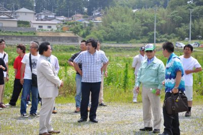 前年活動場所視察