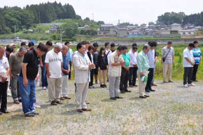 前年活動場所視察