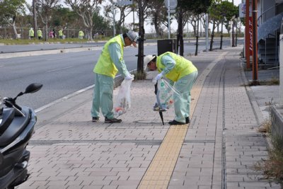 国道58号線清掃
