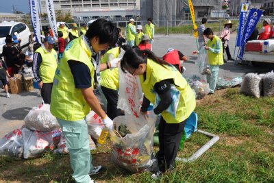 国道58号線清掃